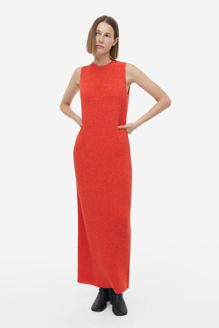 H&M + Knit Silk-Blend Dress