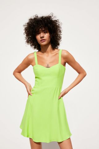 Zara + Fluorescent Dress