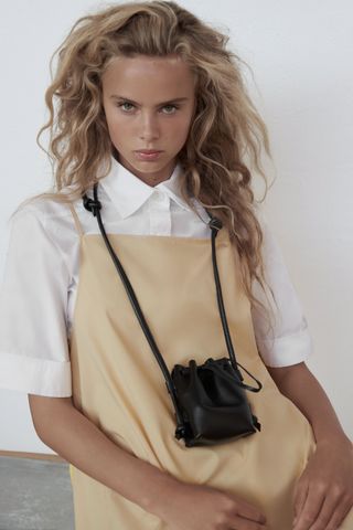 Zara + Limited Edition Leather Mini Bag