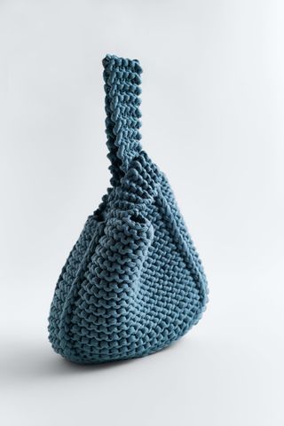 Zara + Woven Knit Bag