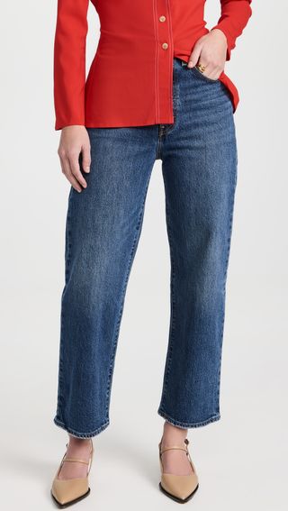 Levi's + Ribcage Straight Ankle Jeans