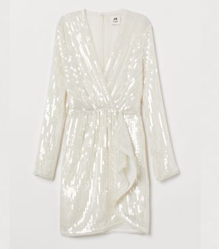 H&M + Airy Sequined Dress