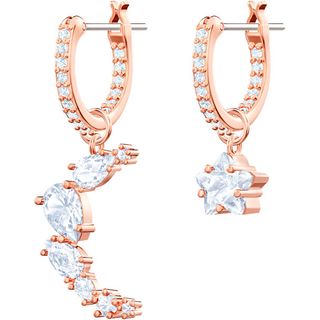 Atelier Swarovski + Penélope Cruz MoonSun Drop Earrings, White, Rose Gold Plating