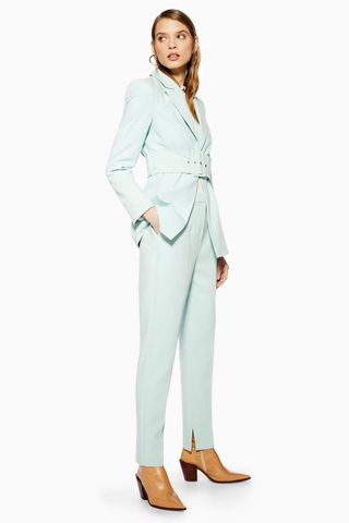 Topshop + Belted Suit