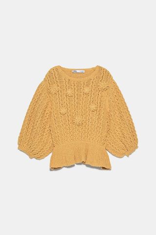 Zara + Raised Textured Sweater