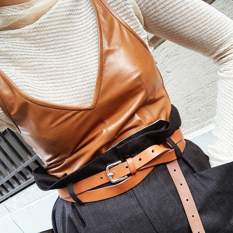 The 30 Best Leather Outfits to Wear This Spring | Who What Wear