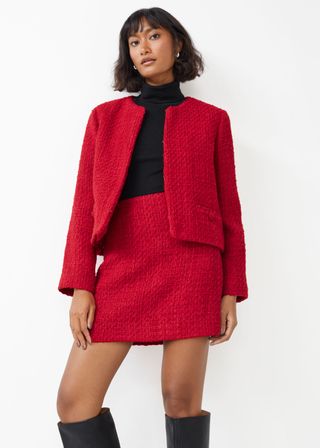 & Other Stories + Pocket Tweed Jacket