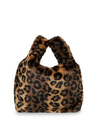 Design Lab + Faux Fur Hobo Bag