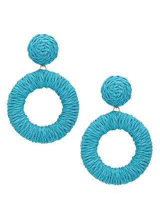 Design Lab + Rope Circle Drop Earrings