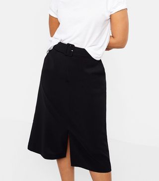 Violeta + Belt Midi Skirt