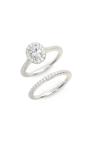 Lafonn + Joined at the Heart Marquise Halo Ring