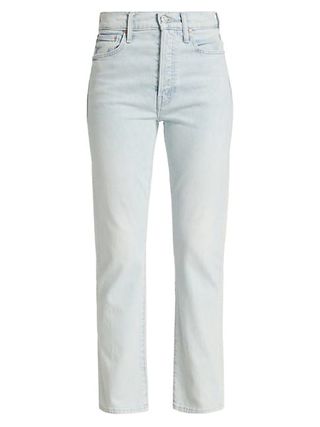 Mother + Hiker Hover High-Rise Stretch Straight Jeans