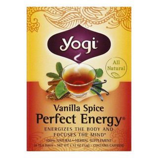 Yogi Tea + Vanilla Spice Perfect Energy, 6 Pack