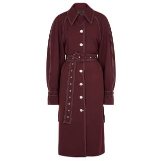 Stine Goya + Flo Burgundy Trench Coat