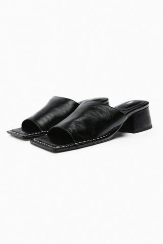Zara + Soft Leather Slides