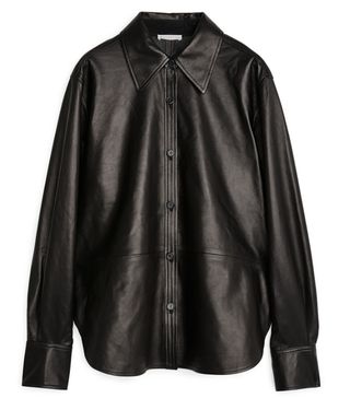 Arket + Leather Shirt