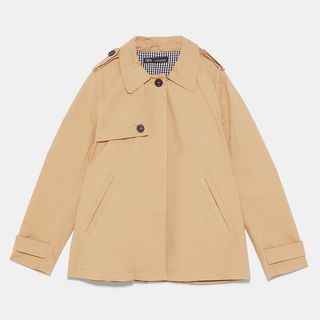Zara + Short Trench Coat