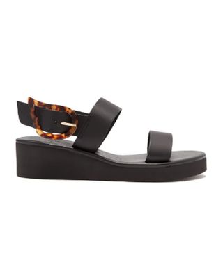 Ancient Greek Sandals + Clio Rainbow Leather Wedge Sandals