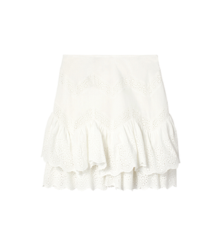 H&M + Flounced Cotton Skirt