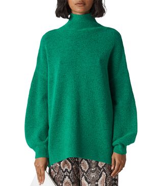 Whistles + Oversize Funnel-Neck Sweater