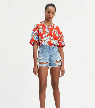 Levi's® + 501® High Rise Shorts in Fault Line