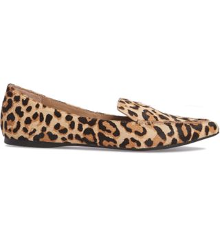 Steve Madden + Feather-L Genuine Calf Hair Loafer Flat