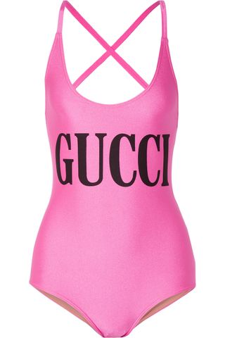 Gucci + Printed Swimsuit