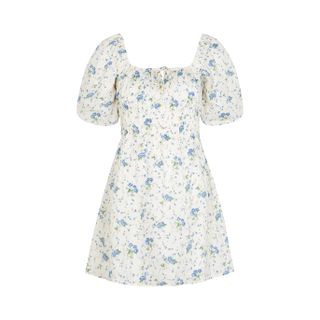 Faithfull the Brand + Nikoleta Floral-Print Linen Mini Dress