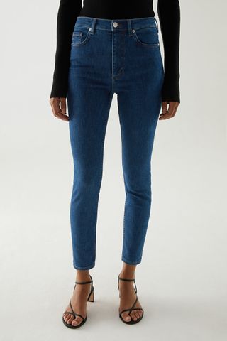 COS + Organic Cotton High Waisted Slim Fit Jeans
