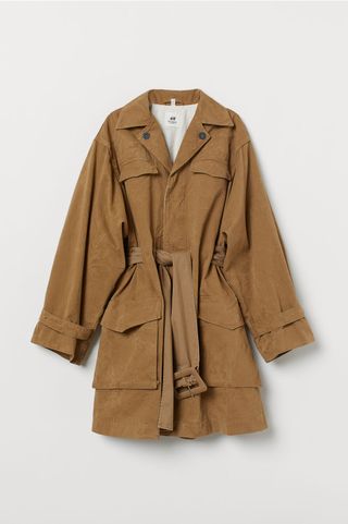 H&M + Cotton Canvas Coat