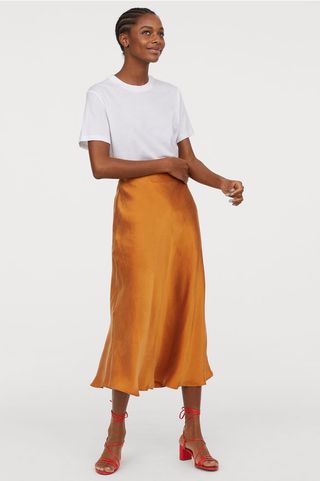 H&M + Calf-Length Skirt