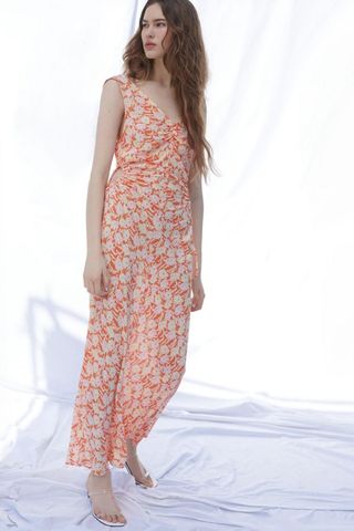 Urban Outfitters + Gala Cinched Side Cutout Maxi Dress