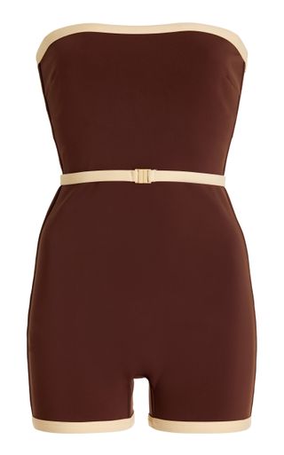 Sir + Jeanne Convertible Belted One-Piece Swimsuit