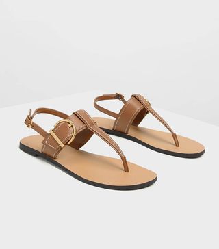 Charles and Keith + Buckle T-Bar Sandals