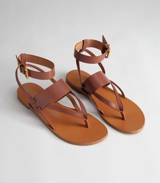 & Other Stories + Criss Cross Strappy Sandals