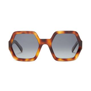 Celine Eyewear + Hexagonal Acetate Sunglasses