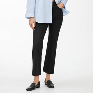 Arket + Cropped Stretch Cotton Trousers
