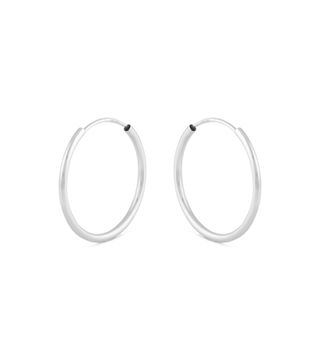 Mejuri + Between Hoops in Solid White Gold