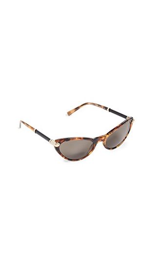 Versace + Narrow Cateye Sunglasses