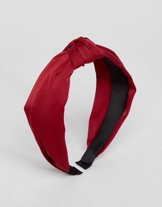 My Accessories London + Exclusive Red Knotted Headband