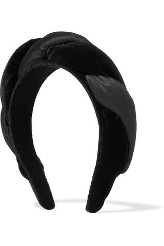 Sophie Buhai + Braided Velvet and Satin Headband