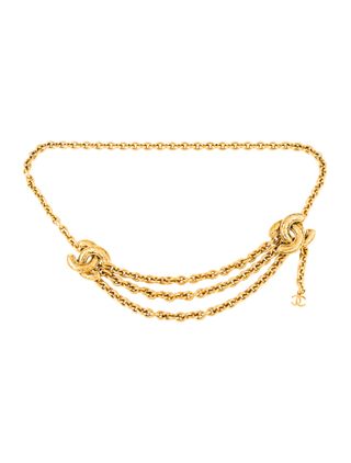 Chanel + Vintage Chain-Link Waist Belt