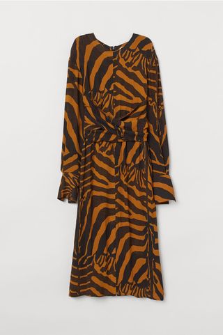 H&M + Zebra-Striped Dress
