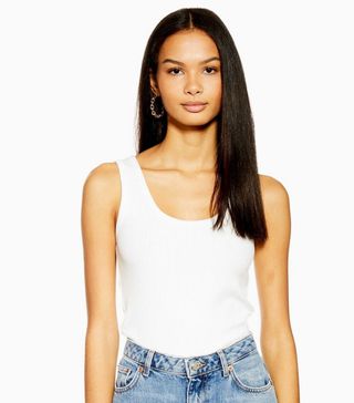 Topshop + Ribbed Racer Vest