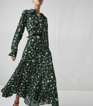 Arket + Floral Crêpe Dress