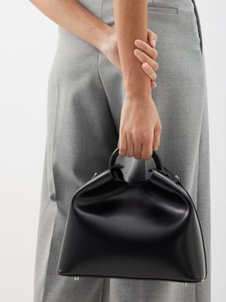 Elleme + Raisin Leather Handbag