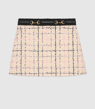 Gucci + Tweed Mini Skirt