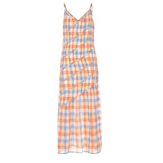 Rejina Pyo + Maria Checked Cotton-Blend Dress