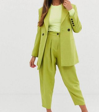 ASOS Design + Petite Suit in Citrus Pop
