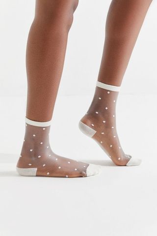 Urban Outfitters + Out From Under Monofilament Crew Sock